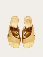 Ferragamo Padded sandal with Gancini heel - Image 6